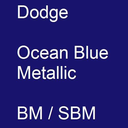 Dodge, Ocean Blue Metallic, BM / SBM.